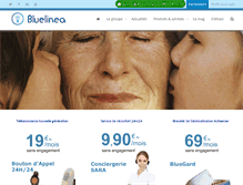 Tablet Screenshot of bluelinea.com